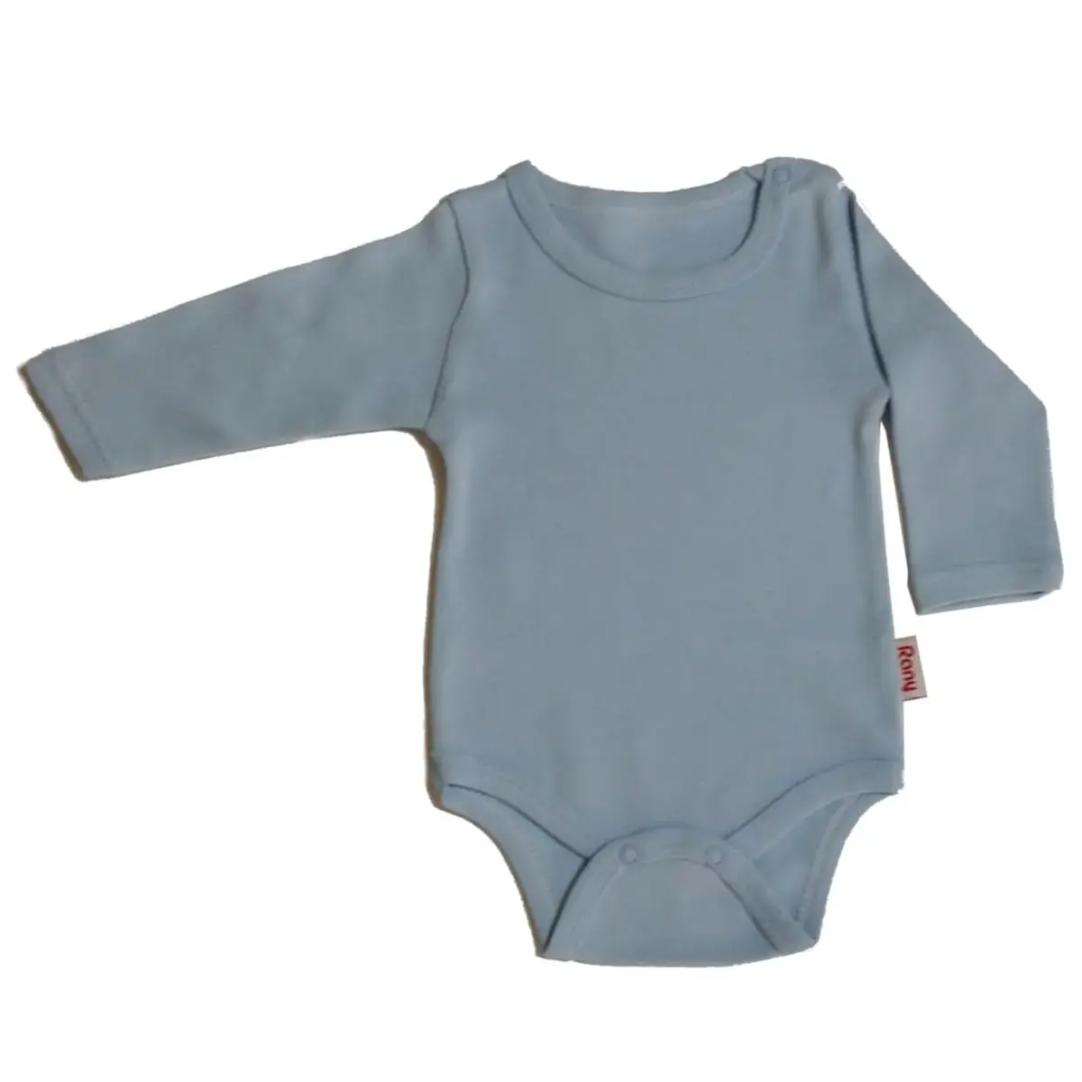 Rany Baby Kids Body Uzun Kol İnterlok Düz Mavi