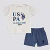 U.S. Polo 2li Takım T-Shirt Krem