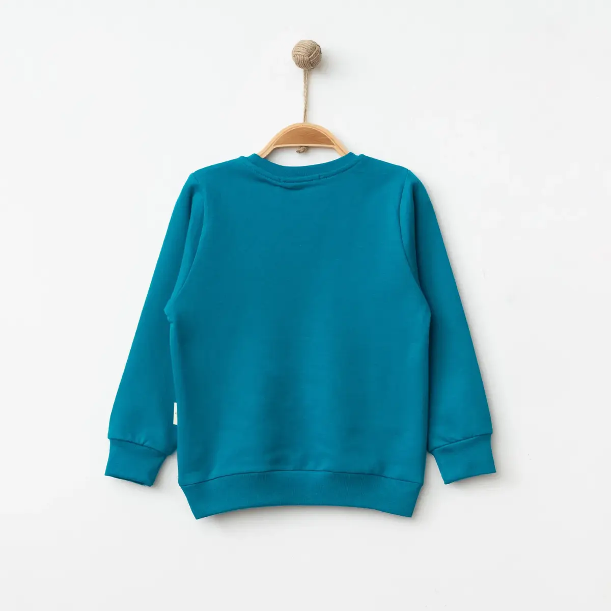 Bebolly Sweatshirt Happy Baskılı Turkuaz