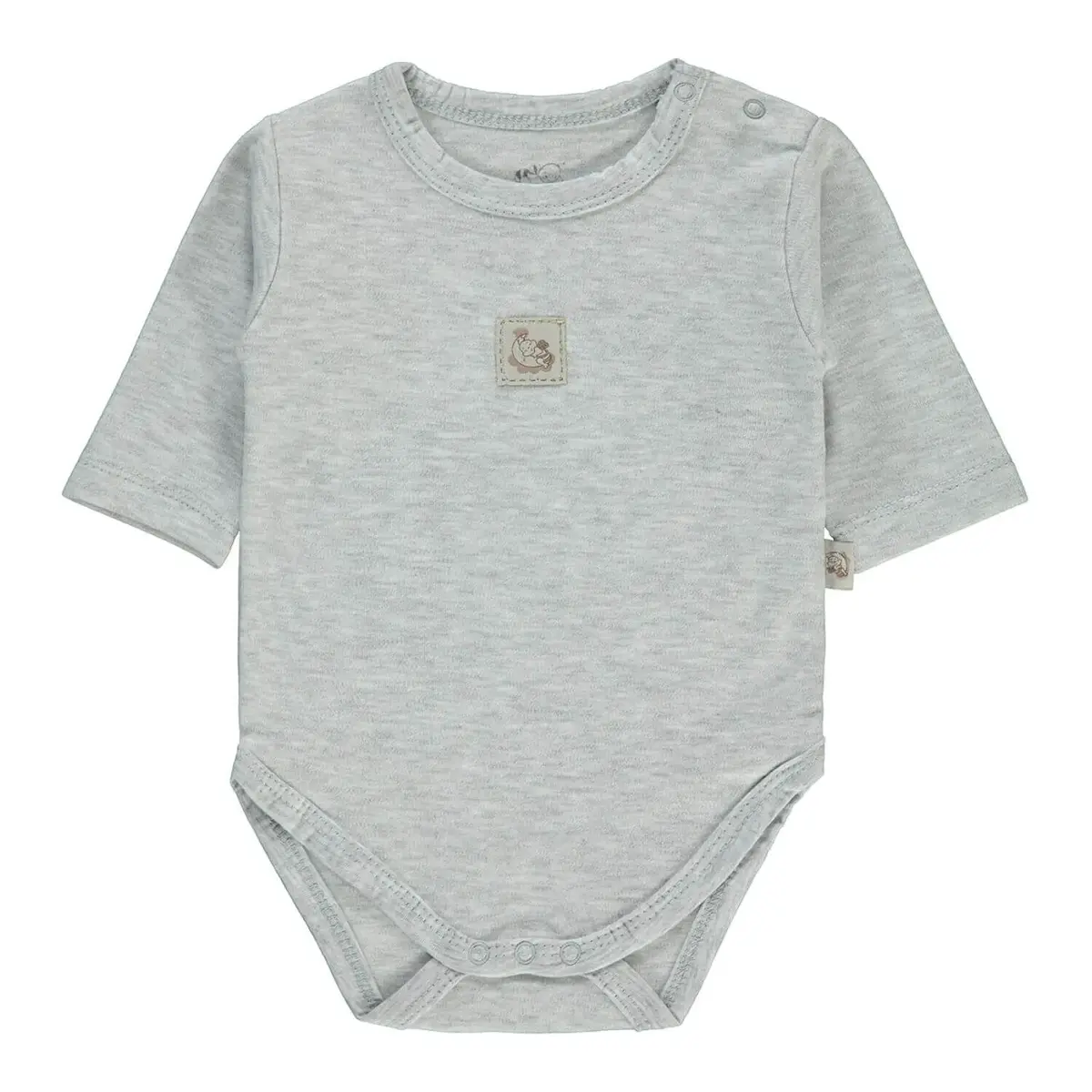 Mini Damla Body Uzun Kol Armalı Gri Mini Damla Body Uzun Kol Armalı Gri