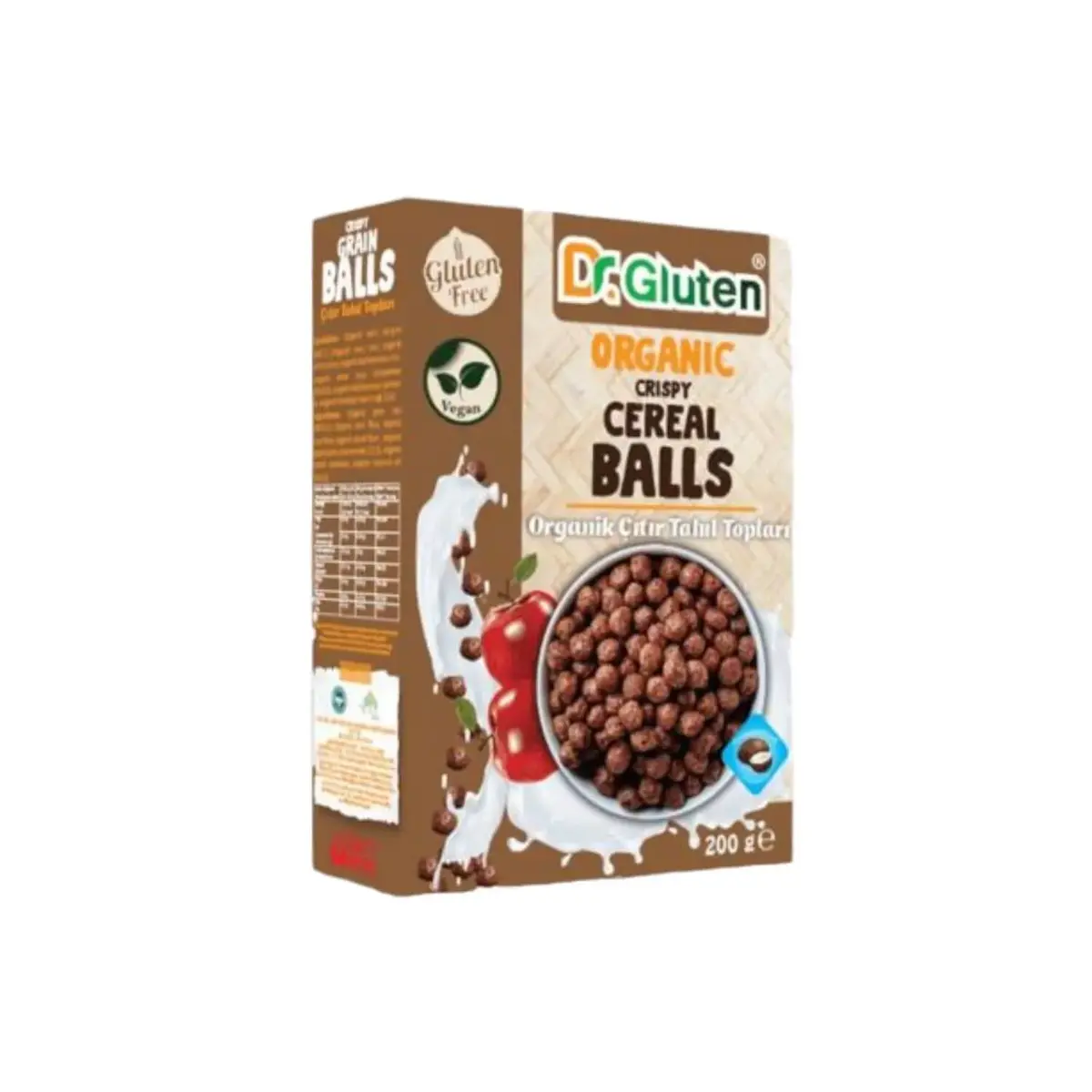 Dr. Gluten Organik Glutensiz Çıtır Tahıl Topları 200 gr