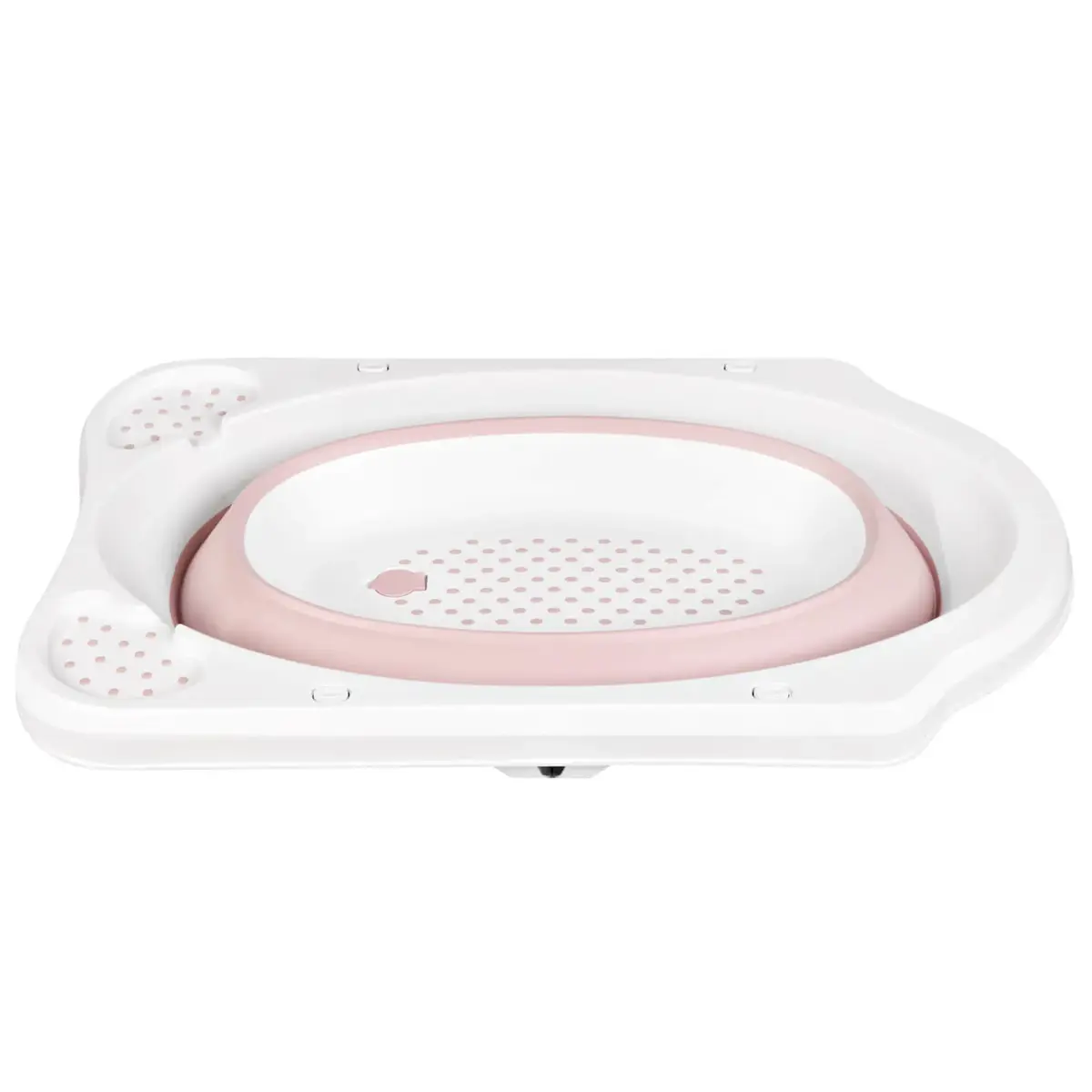 Numio Katlanabilir Bebek Banyo Seti 5li Pembe