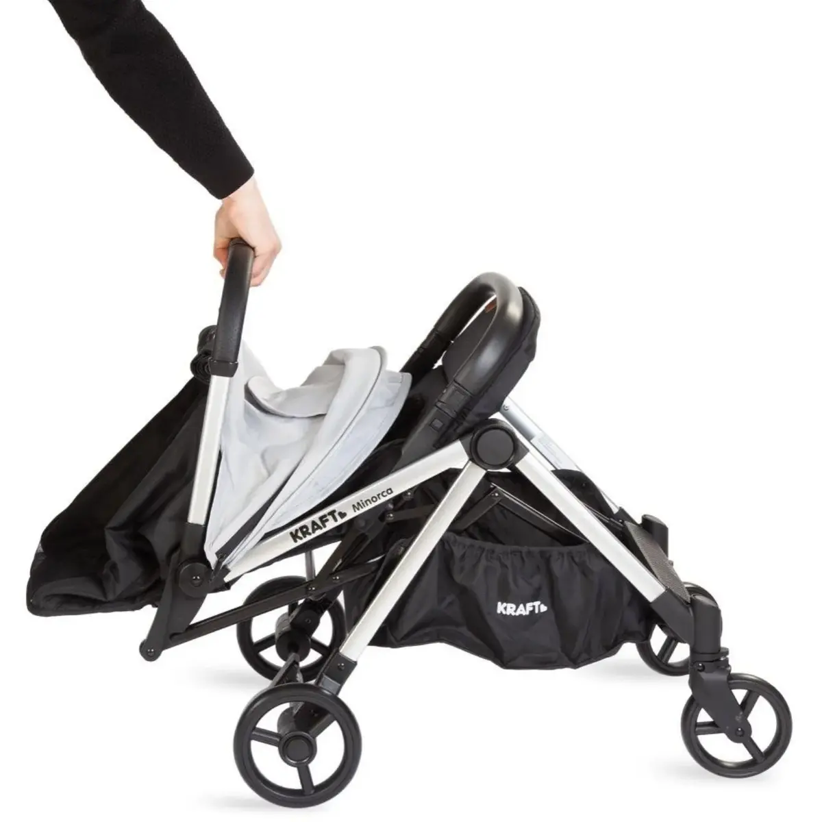 Kraft Minorca Bebek Arabası Black Melange