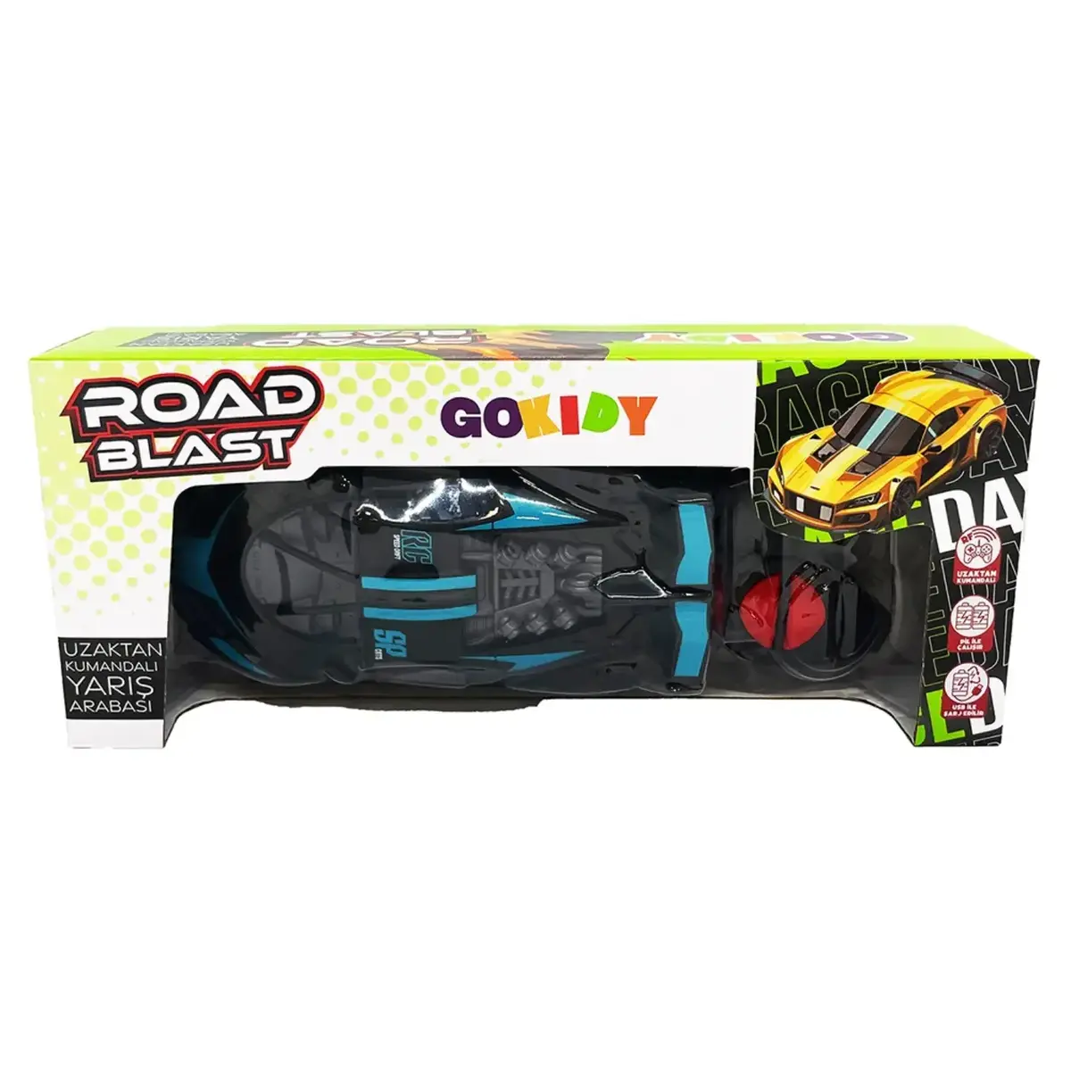 Gokidy Road Blast Şarjlı Uzaktan Kumandalı Araba 1:24 