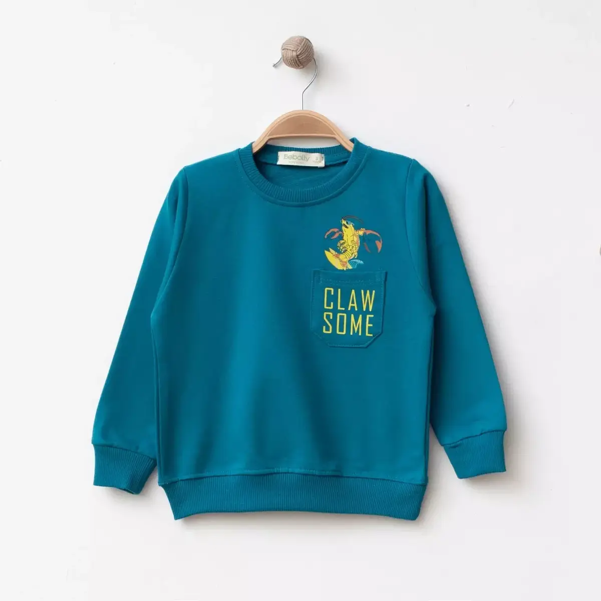 Bebolly Sweatshirt Claw Some Turkuaz