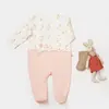 Bibaby Organik Tulum The Flowers Ekru - Pembe