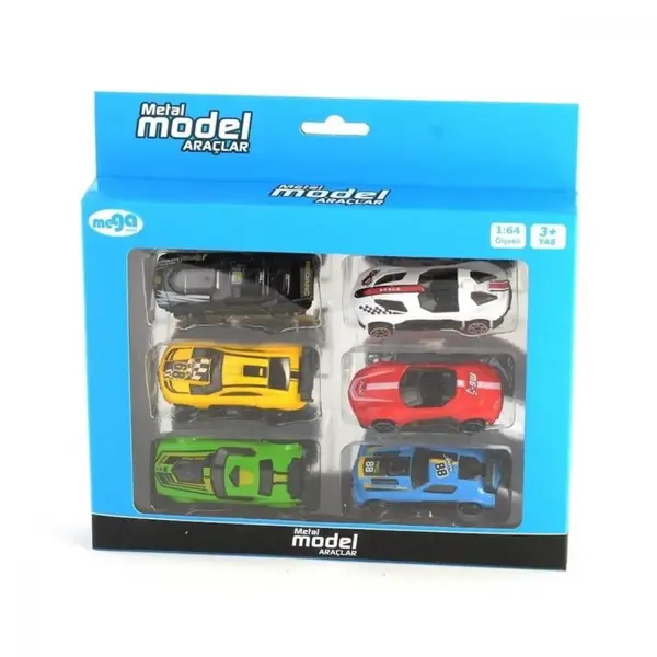 Mega Diecast Altılı Model Araba