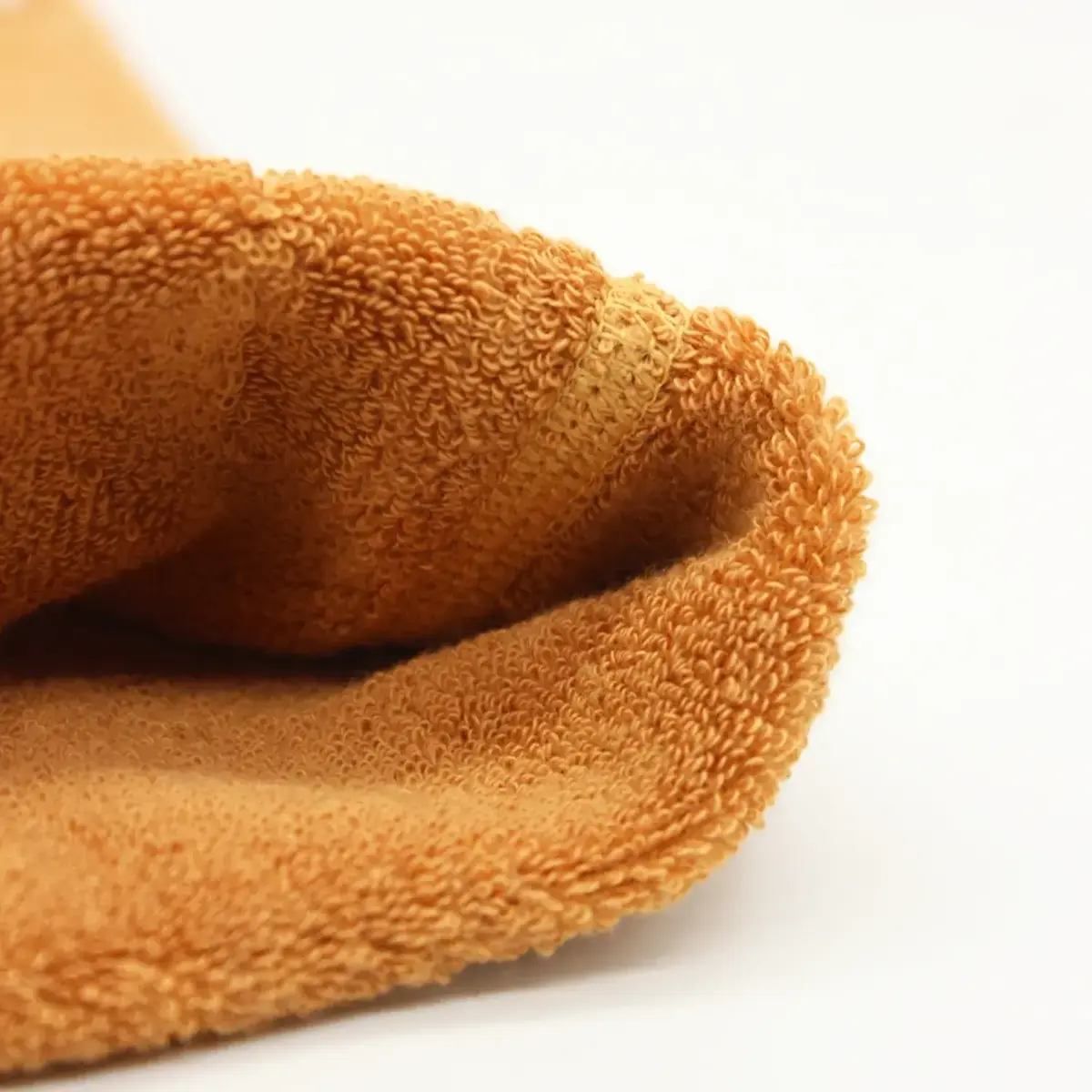 Bistyle Organik Çorap Külotlu Kaymaz Havlu  Hardal