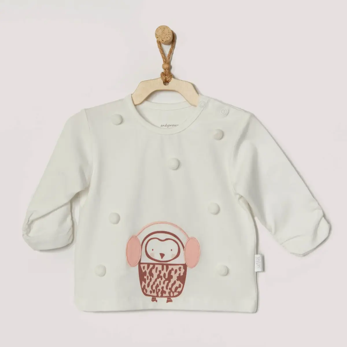 Andy Wawa T-Shirt Street Style Ekru