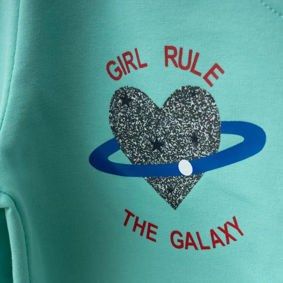 Winimo Çocuk Eşofman Altı Girl Rule Baskılı Açık Yeşil