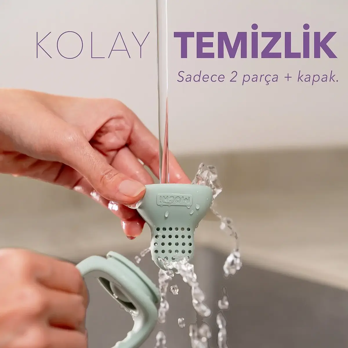 Mochi Pop-Up Gıda Emziği Mint