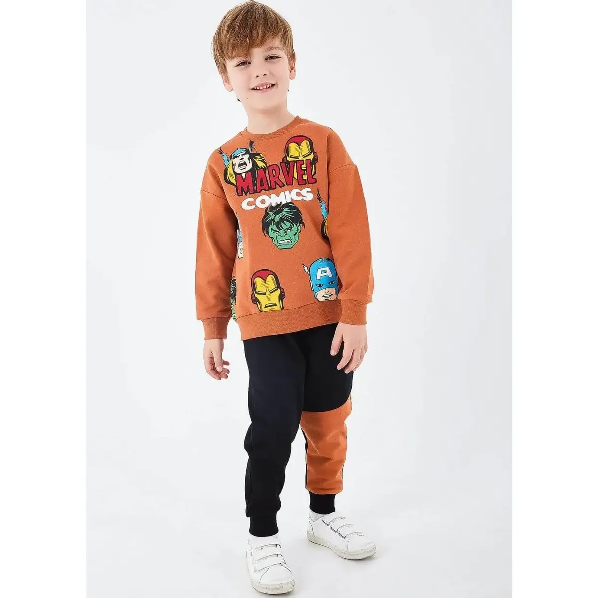 Marvel Comis Eşofman Takımı Kehribar