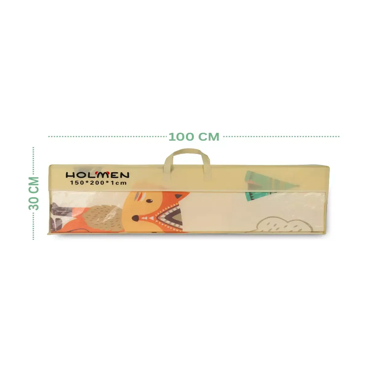 Holmen Katlanabilir Oyun Matı Minik Hayvanlar Soft 150x200x1 Cm