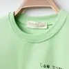 Bebolly Sweatshirt Smile Baskılı Fıstık Yeşili