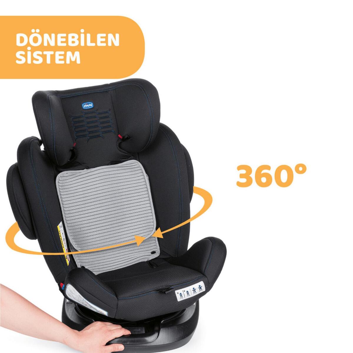 Chicco Unico Plus Baby Oto Koltuğu 0-36 Kg Black