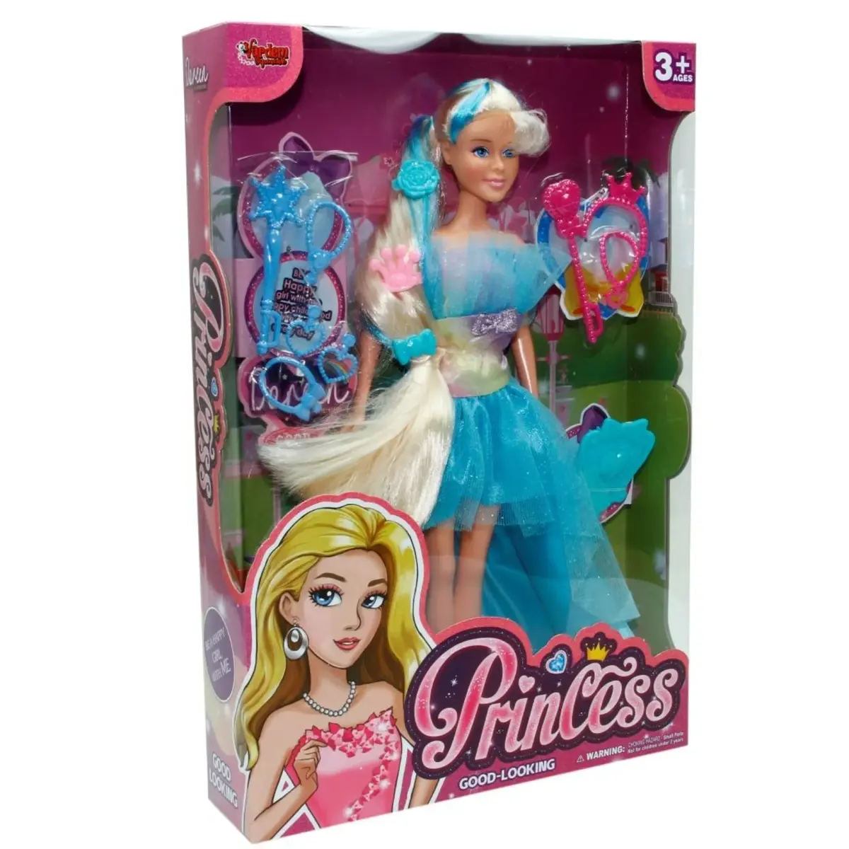Vardem Kutulu Aksesuarlı Sihirli Moda Bebek 29 cm