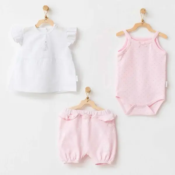 Andy Wawa 3lü takım Milly Ballet Pembe
