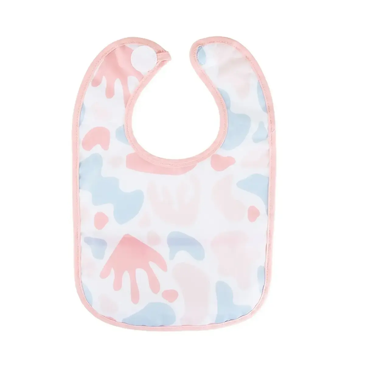 Babyjem Leke Tutmaz Önlük Pembe Puzzle