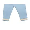 Bistyle Pantolon Patiksiz Curly Lamb Bej - Mavi - Ekru