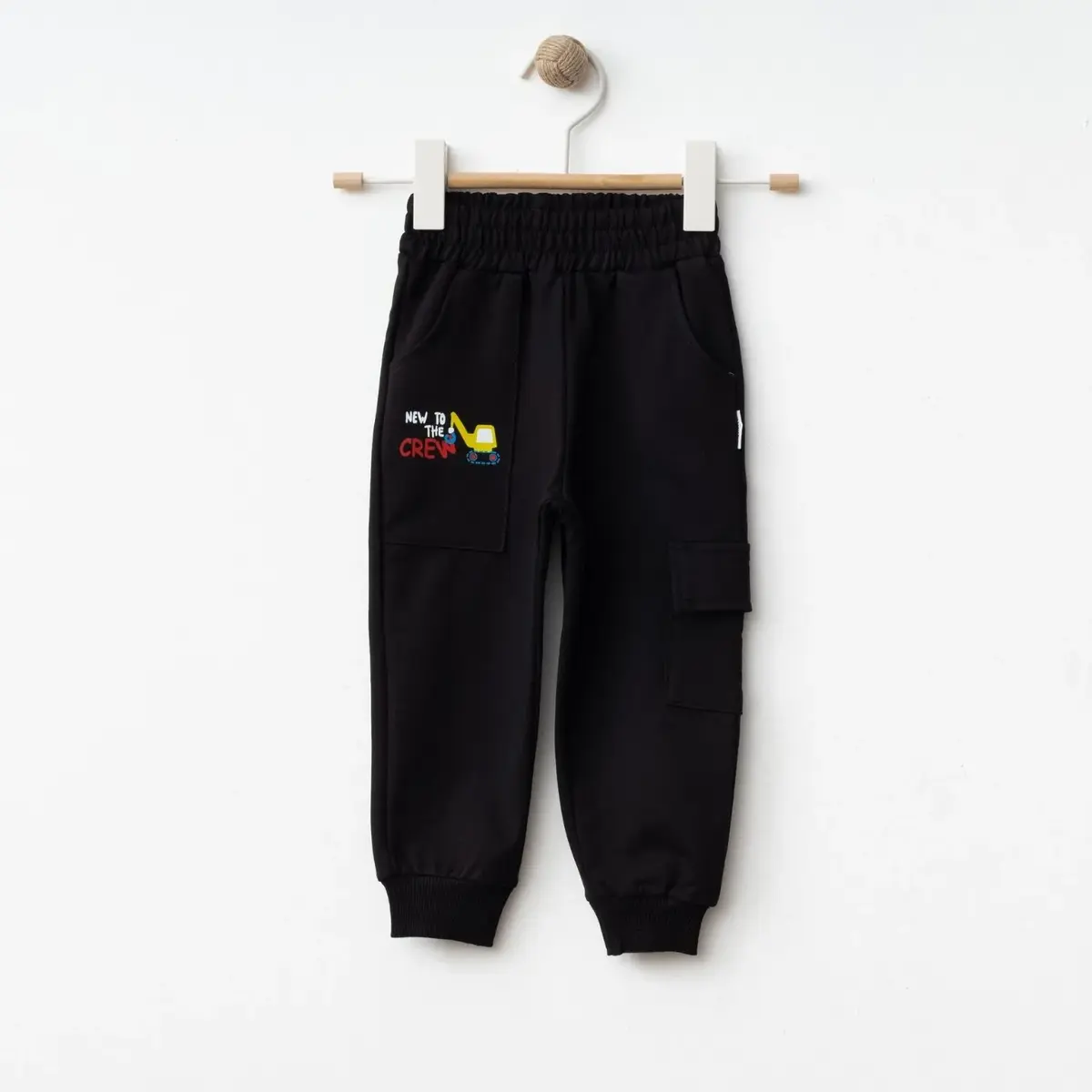 Winimo Çocuk Eşofman Altı New To Crew Baskılı Siyah Winimo Çocuk Eşofman Altı New To Crew Baskılı Siyah