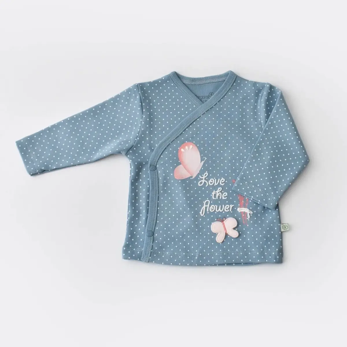 Bibaby Organik Hastane Çıkışı 5li Wild Flowers Spring Blue