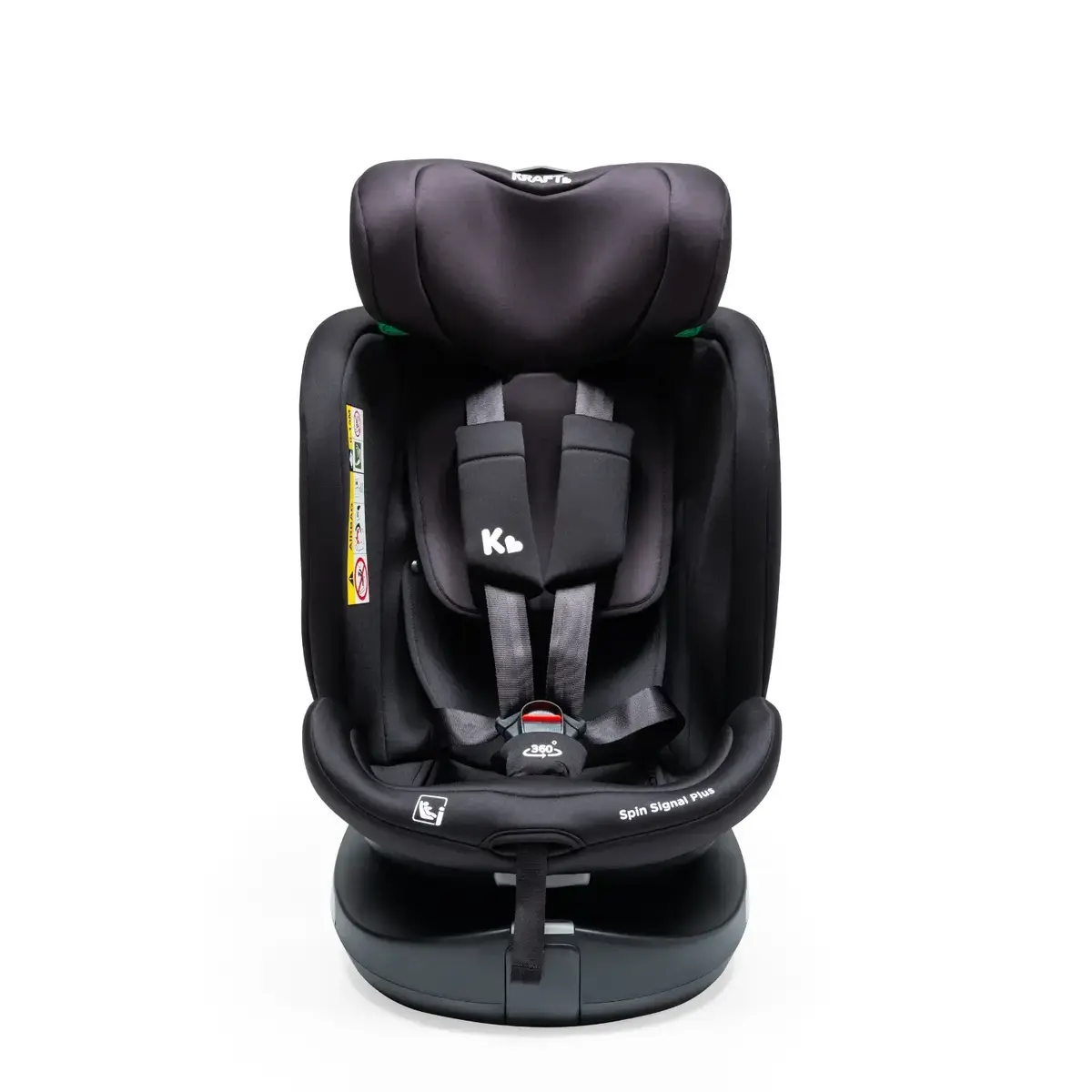 Kraft Spin Signal Plus I-Size Oto Koltuğu 0-36 Kg Black