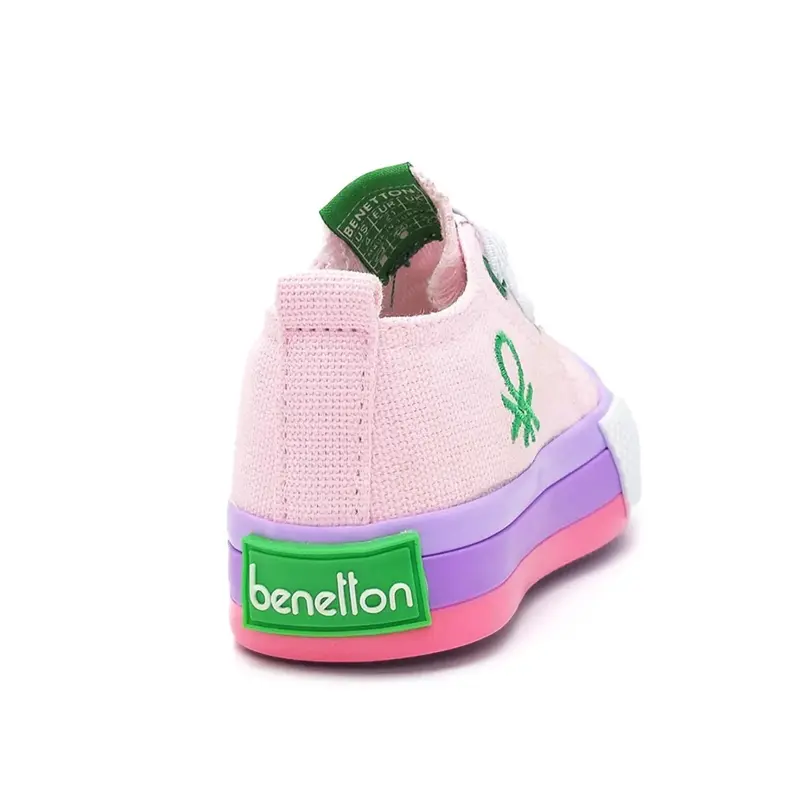 Benetton Ayakkabı Spor Suni Deri Pembe