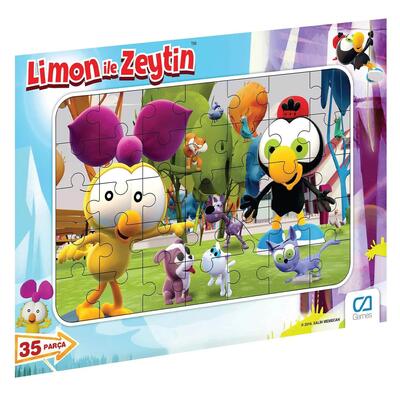 Ca Games Limon İle Zeytin Frame Puzzle 35 Parça