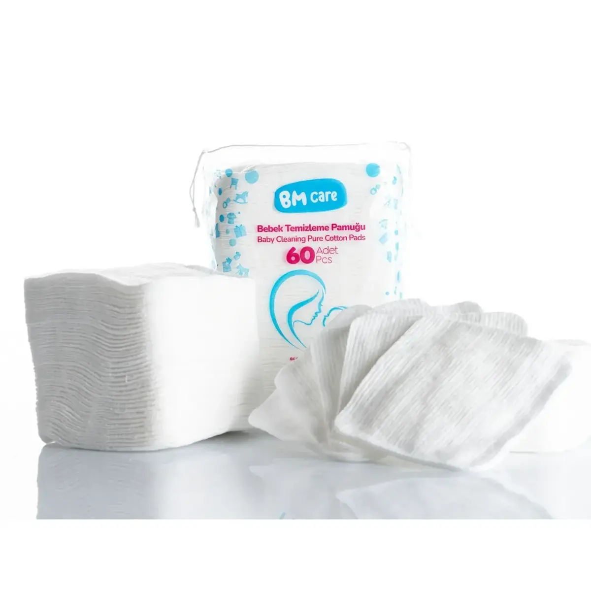 BM Care Temizleme Pamuğu 60lı x12