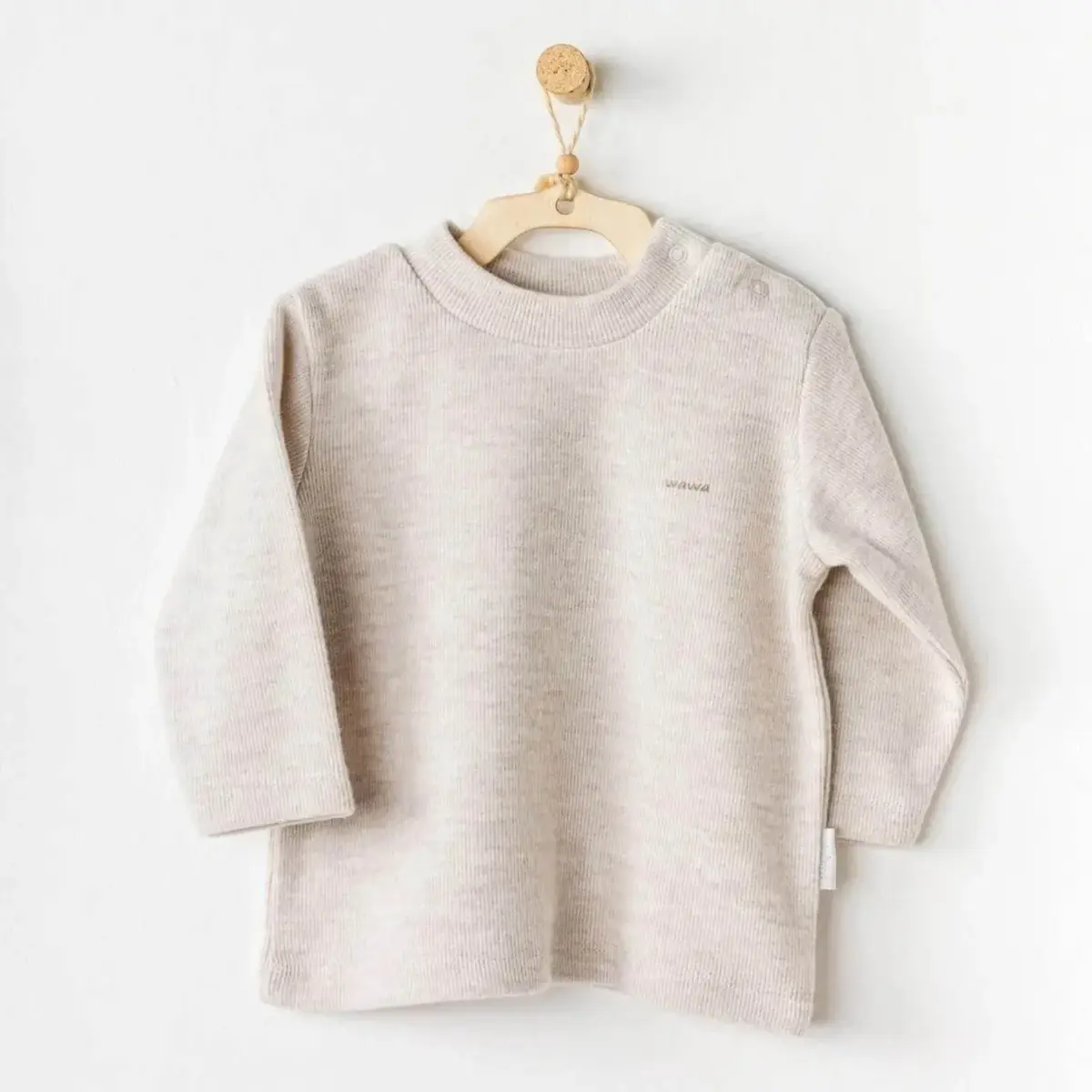 Andy Wawa Sweatshirt Basic Bej Melanj Andy Wawa Sweatshirt Basic Bej Melanj