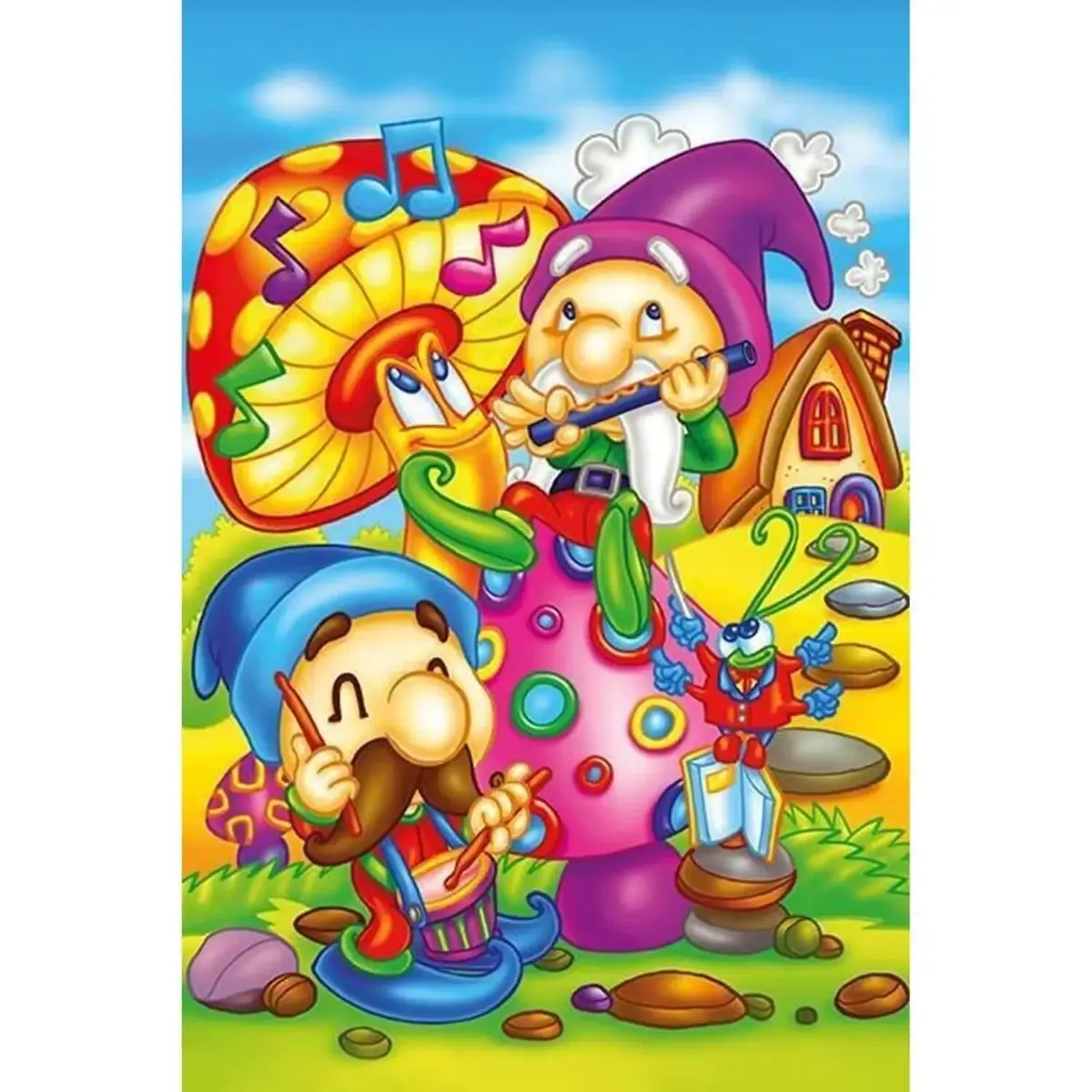 Art Kids Şarkıcı Elfler Ahşap Puzzle 16 Parça