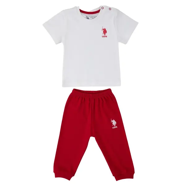 U.S. Polo 2li Takım T-Shirt Krem