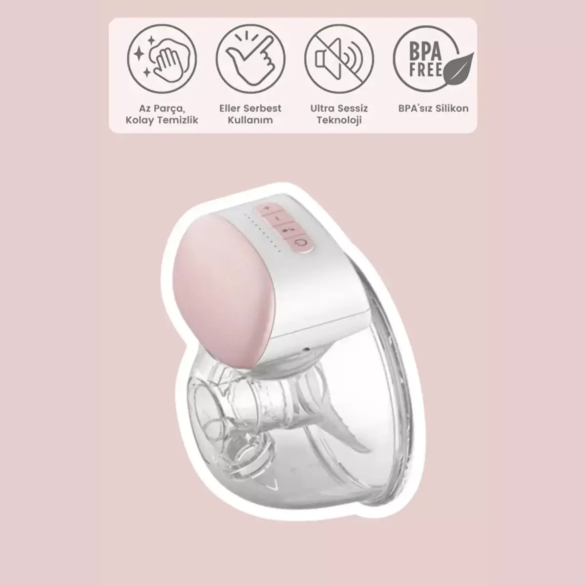 Bebebao P1 240 ML Giyilebilir Elektrikli Süt Sağma Göğüs Pompası