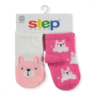 Step Çorap Soket 2li Girl Boy Rabbit