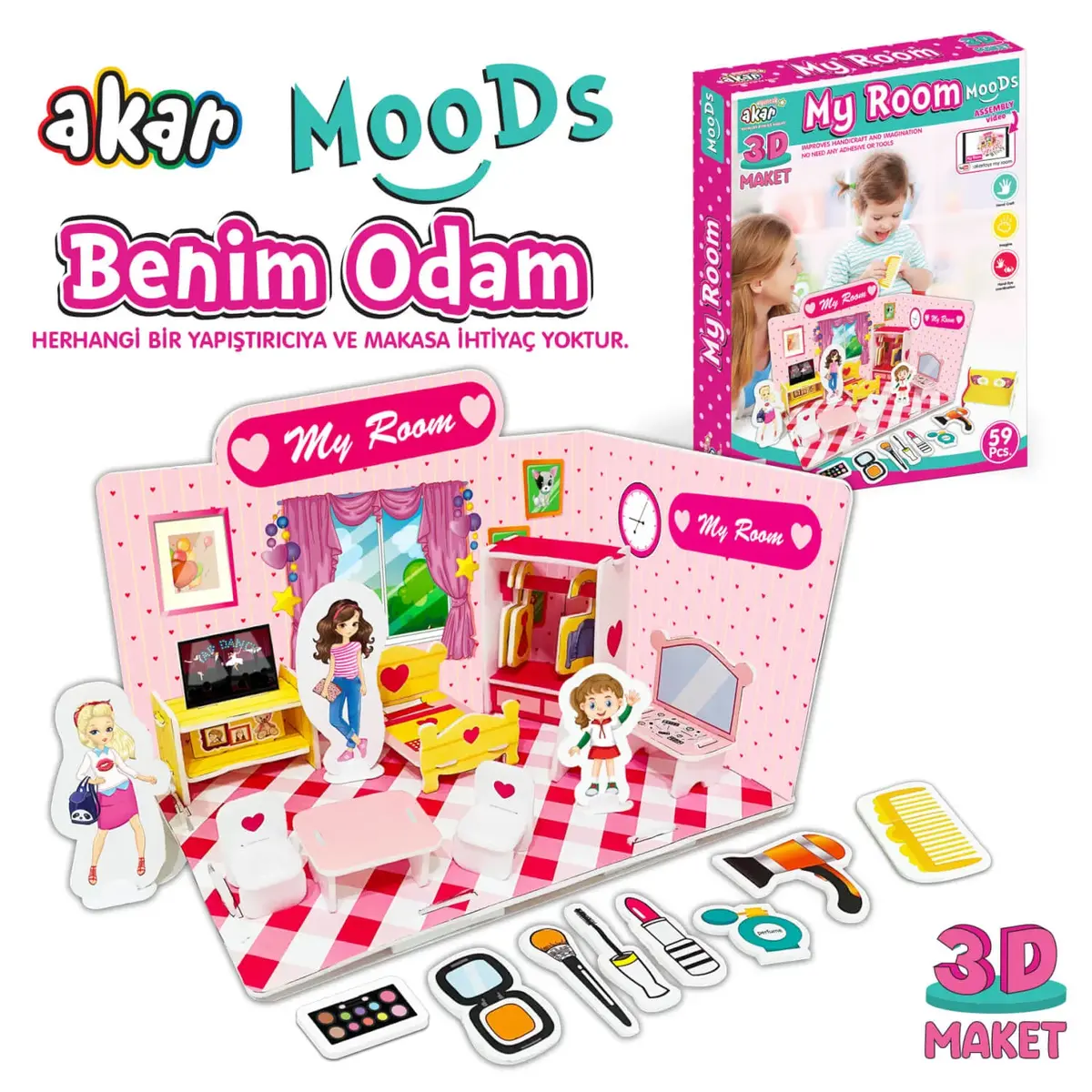 Akar Moods Benim Odam 3D Maket