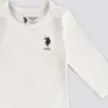 U.S. Polo 2li Takım Bodyli Krem Desenli