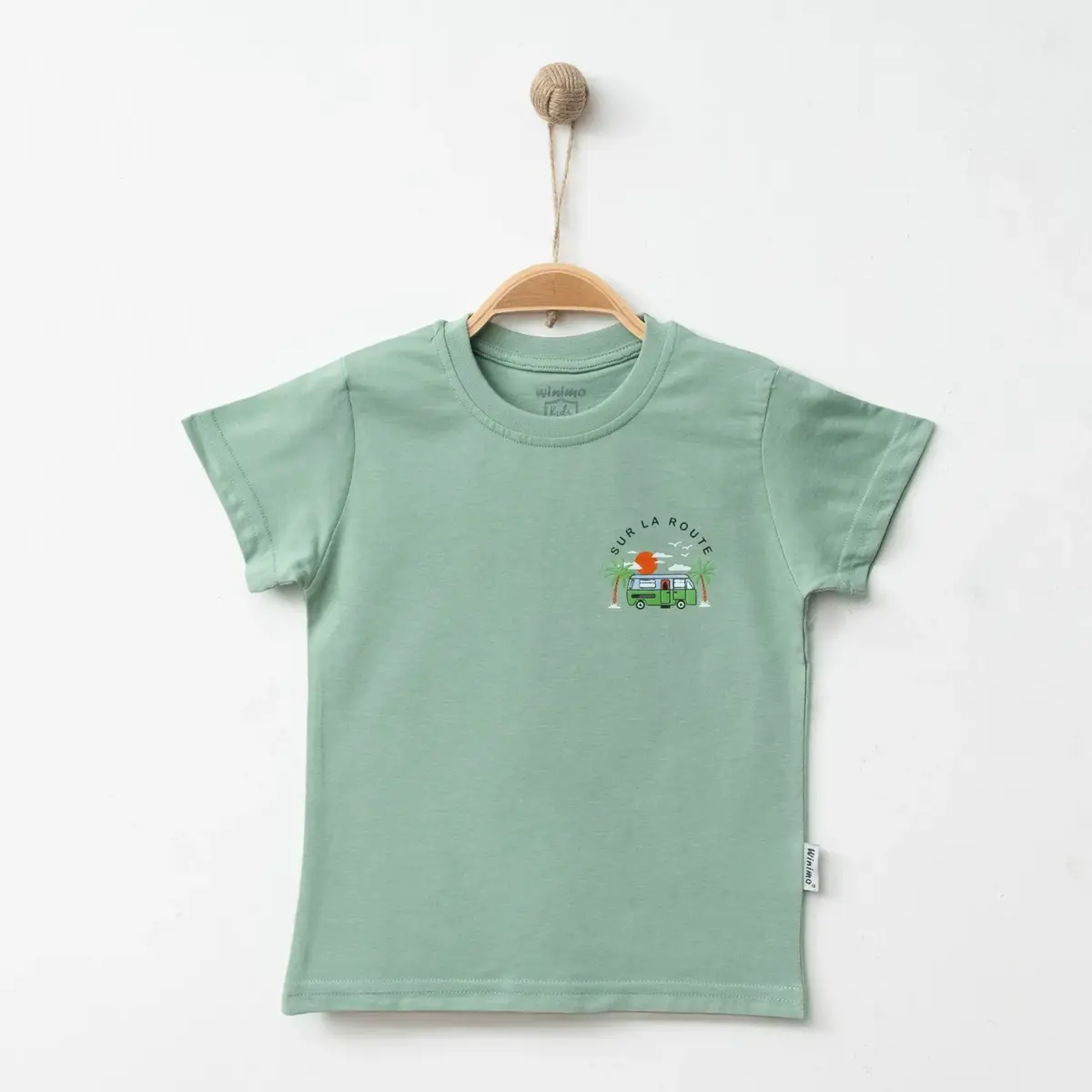 Winimo T-Shirt Otobüs Baskılı Yeşil Winimo T-Shirt Otobüs Baskılı Yeşil