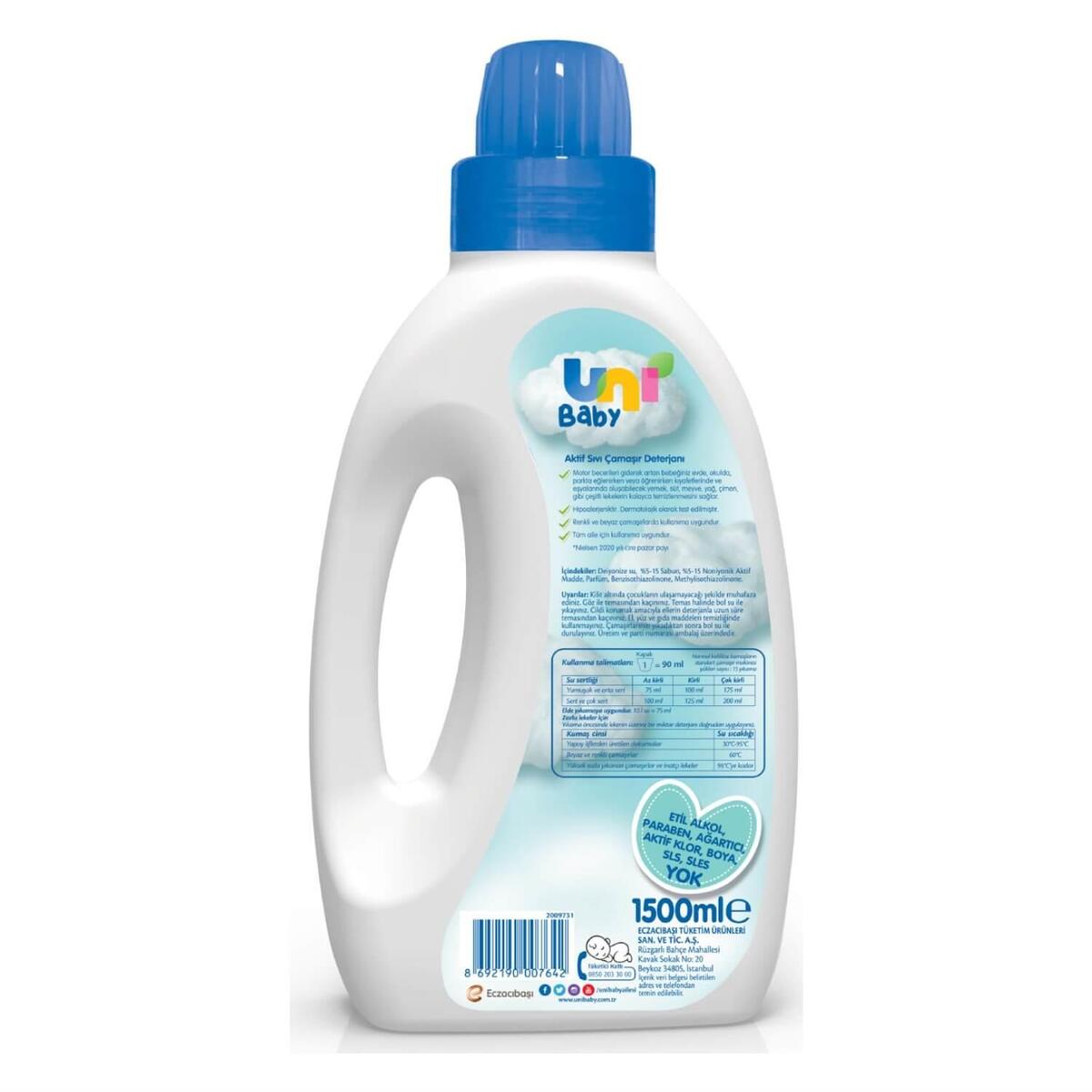 Uni Baby Bebek Çamaşır Deterjanı 1500 ml
