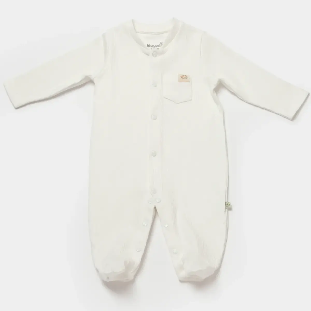 Bibaby Organik Salopet Modal Nature Relax Ecru