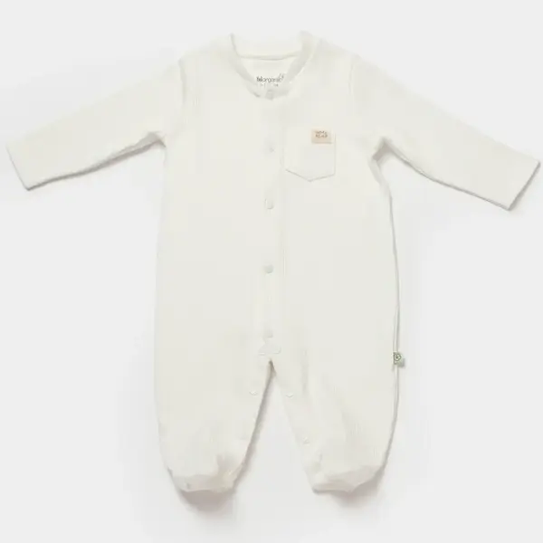 Bibaby Organik Salopet Modal Nature Relax Ecru