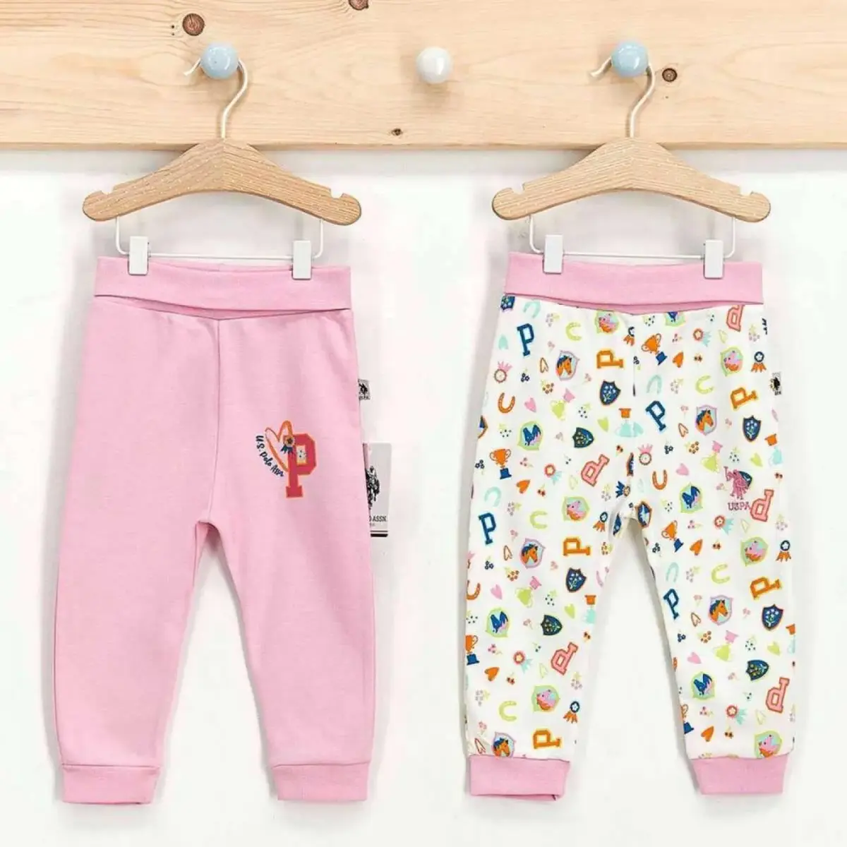 U.S. Polo Eşofman Altı 2li Toz Pembe