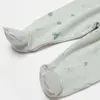 Bibaby Organik Pantolon Patikli Modal Happy Forest Bej - Mint