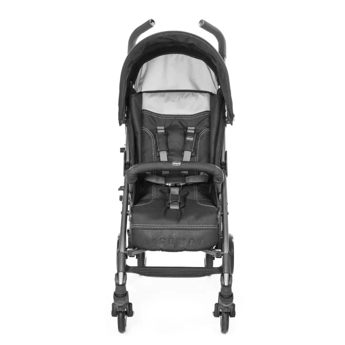 Chicco Lite Way 3 Top Bebek Arabası Jet Black