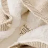 Bibaby Hırka Triko Desenli Welsoftlu Bej