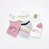 Bibaby Organik Çorap Soket 3lü Smile Pudra