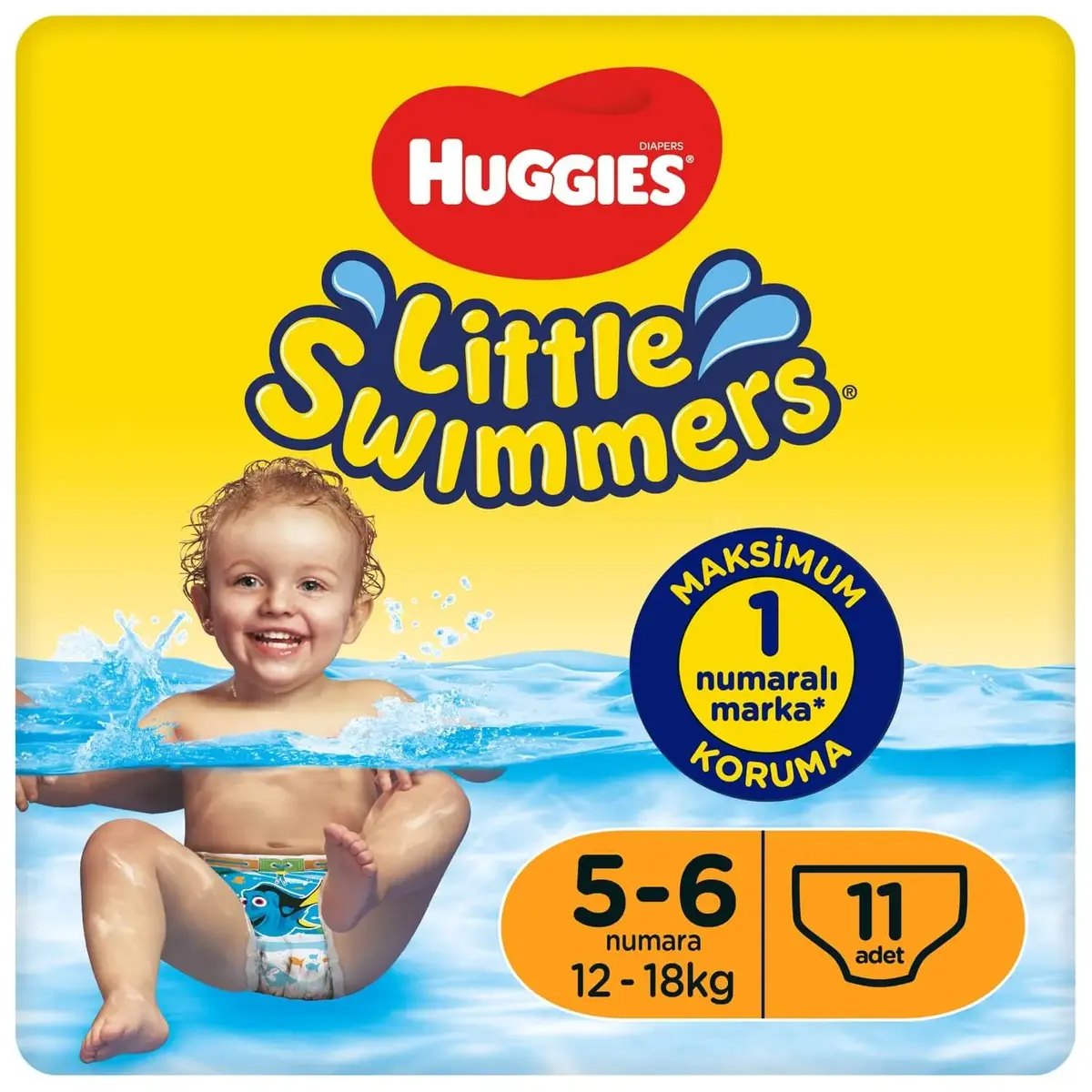 Huggies Little Swimmers Mayo Bebek Bezi Large 12-18 Kg 