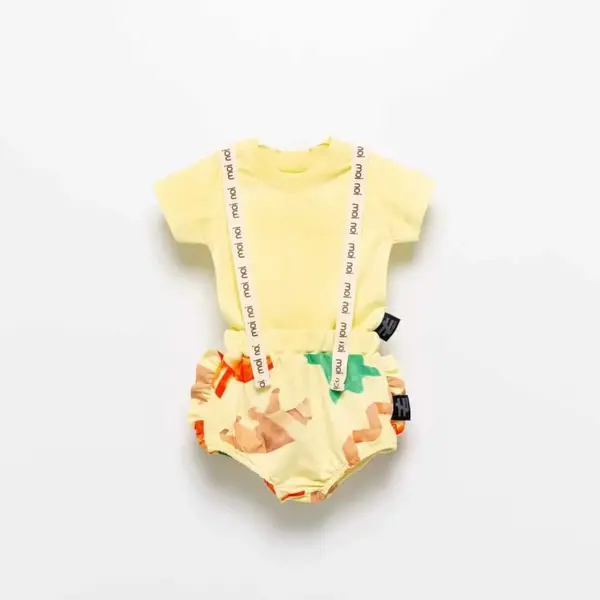 Moi Noi 2li Takım Askılı Sarı