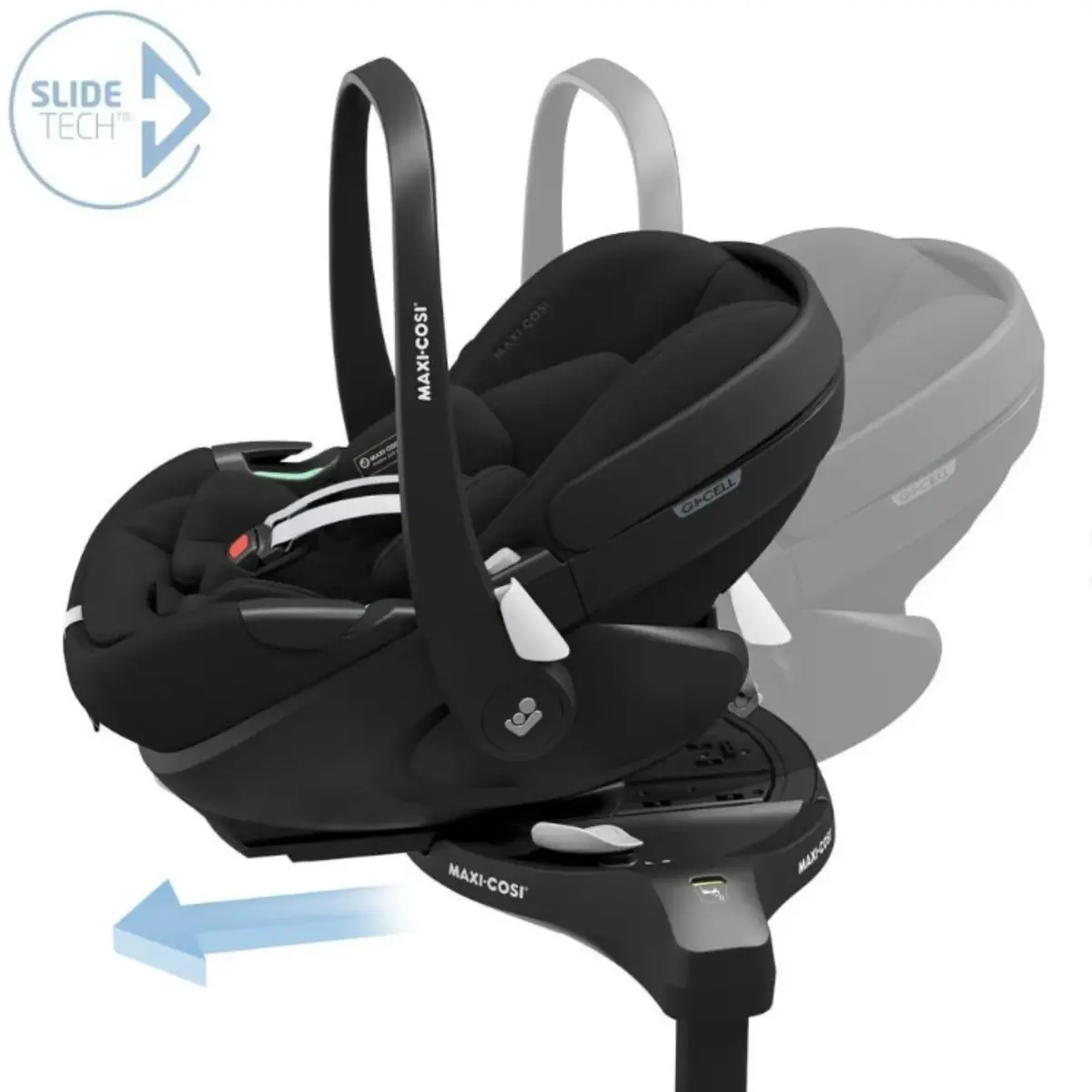 Maxi Cosi Pebble SlideTech Tam Yatabilen Oto Koltuğu 0-13 Kg Essential Black