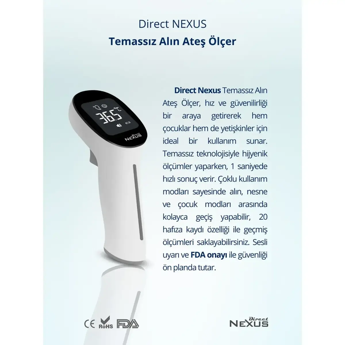 Direct Nexus Infrared Ateş Ölçer (Yeni)