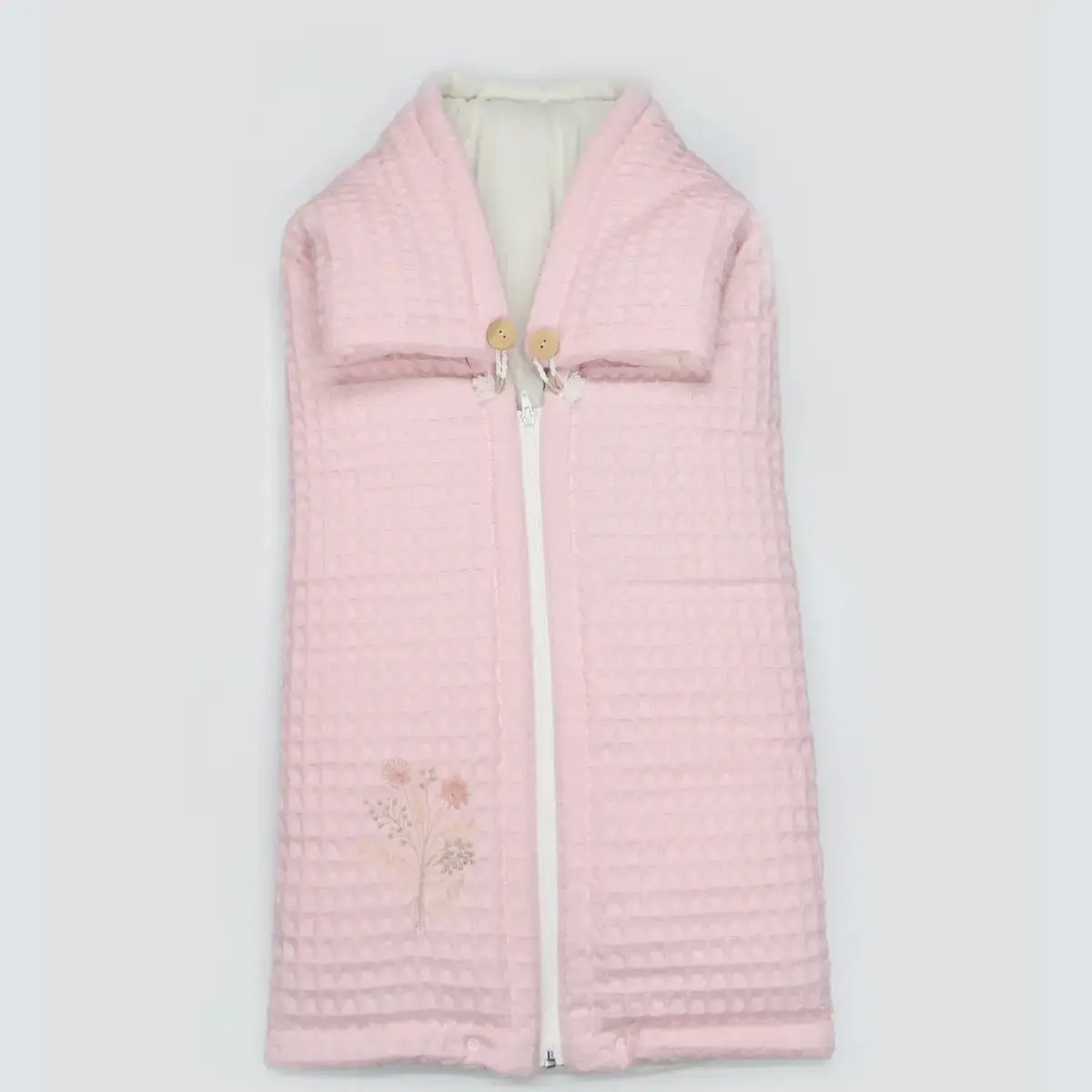 Bistyle Battaniye Pike Fermuarlı Natural Life Girl Pembe